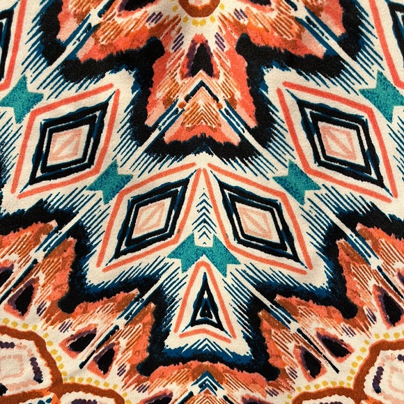 Swim by Cacique (Lane Bryant) Aztec Print Handkerchief Tankini Swim Top Size 24 - Picture 12 of 13